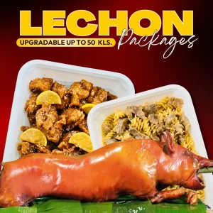 2 Trays with Lechon