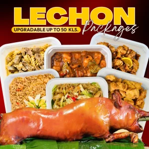6 Trays with Lechon