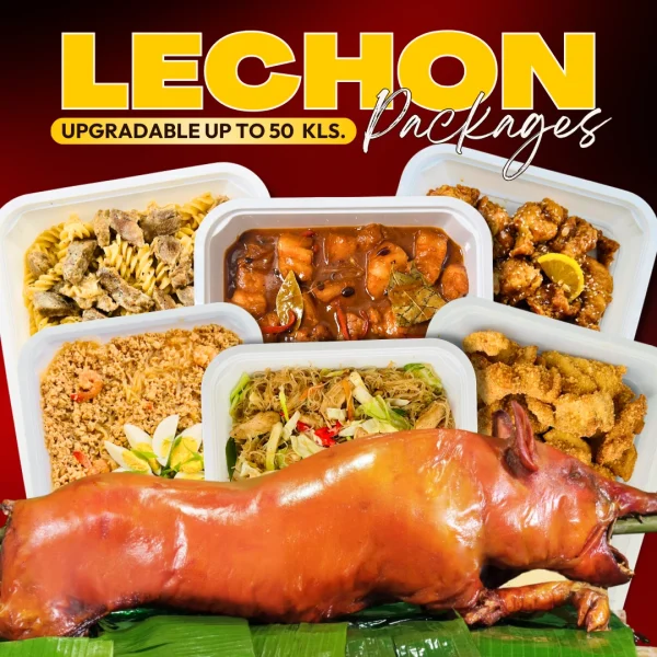 6 Trays with Lechon